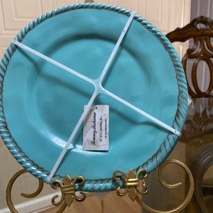 Brand New Set Of Dinner Plates 11” Rope Edge.